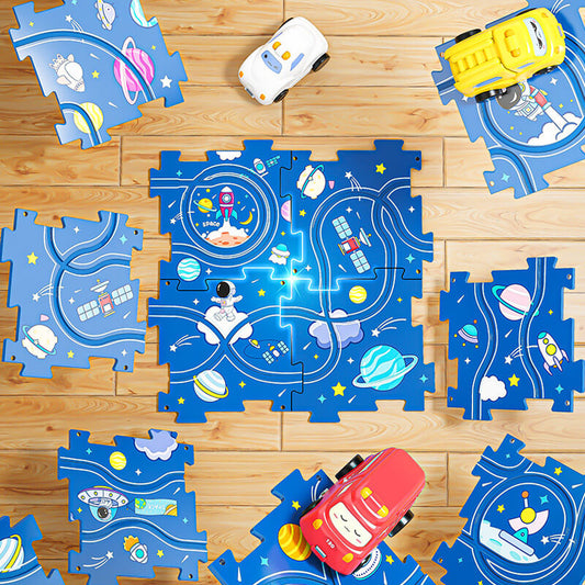 Kinder-Puzzle „Stadtzug-Waggon zum Selberbauen“ – ideales Geschenk