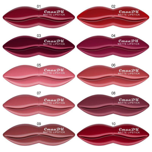 💄LAST DAY SALE -EACH ONLY £2.39!!💝Lip-shaped Long Lasting Waterproof Lipstick
