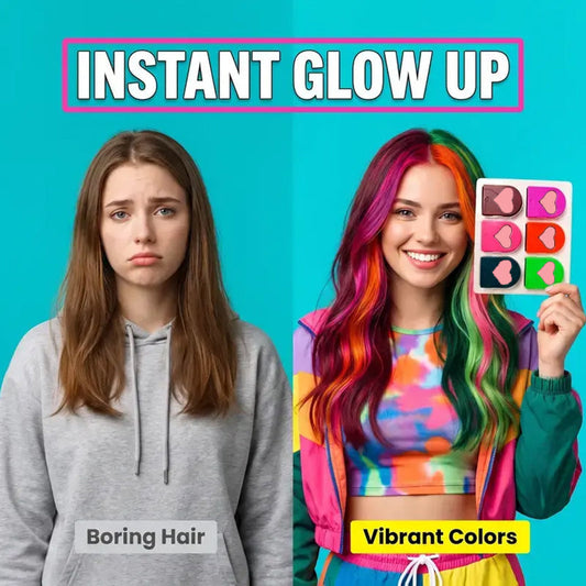 ❤️🔥 Großer Weihnachts-Sale – 50 % RABATT 🎁 Temporäre Haar-Kreide – 12 auswaschbare Farben 🌈 | Ohne Bleichen, keine Flecken | Von britischen Familien empfohlen ✅