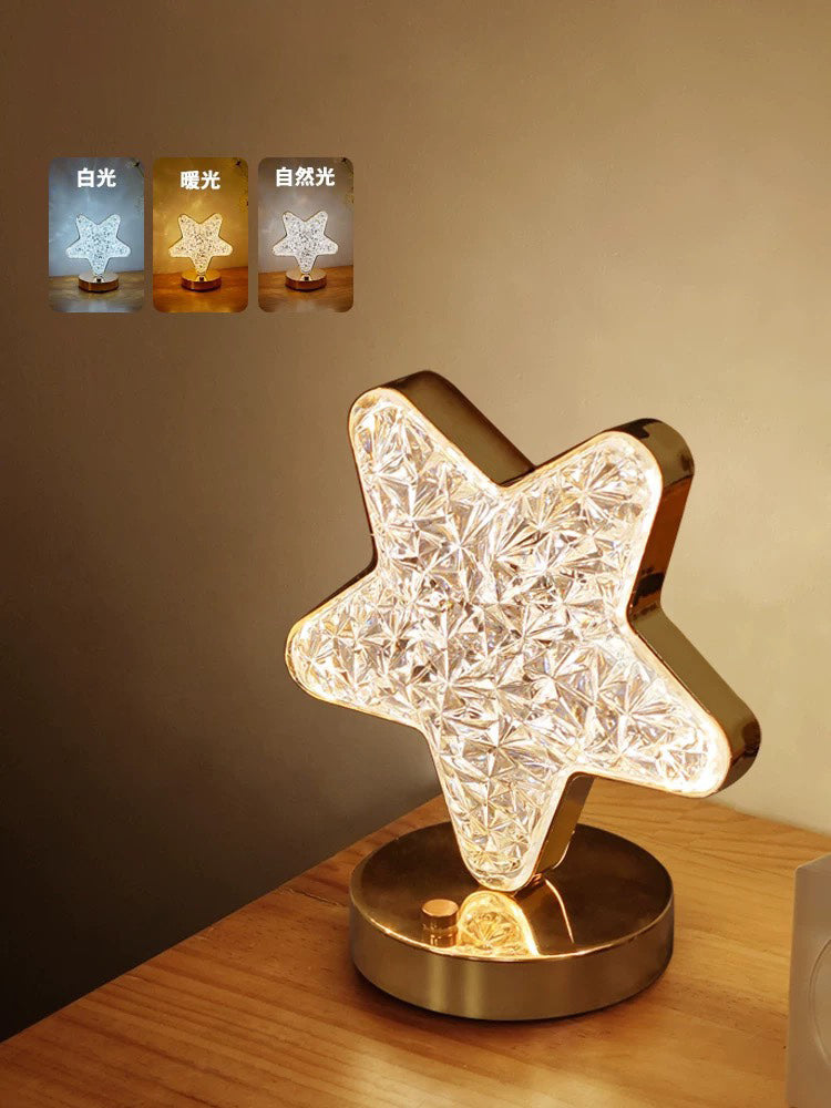 🎁Weihnachtsangebot: 50 % RABATT!!🎄ÜBER 50.000 VERKAUFT! ✨Wiederaufladbare luxuriöse Kristall-LED-Nachtlichtlampe