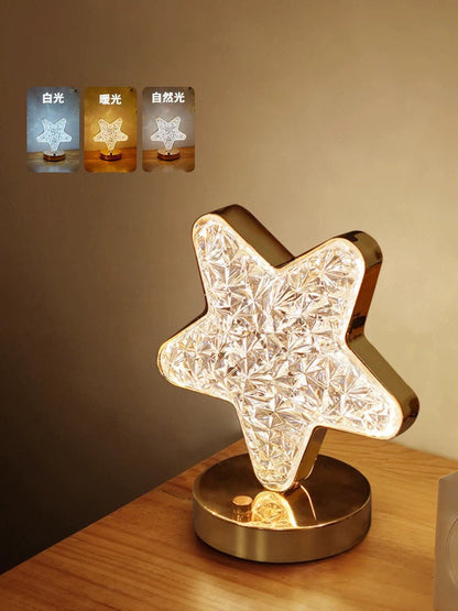 🎁Weihnachtsangebot: 50 % RABATT!!🎄ÜBER 50.000 VERKAUFT! ✨Wiederaufladbare luxuriöse Kristall-LED-Nachtlichtlampe