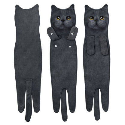 🎁 Weihnachtsangebot: 50 % Rabatt 🎅 Lustige Katzenhandtücher 🐱