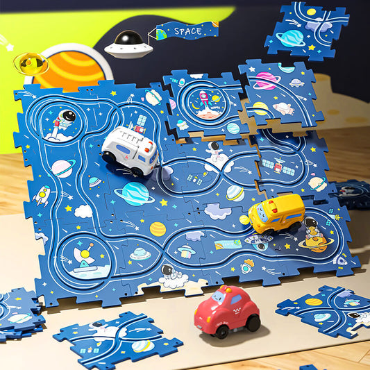 Kinder-Puzzle „Stadtzug-Waggon zum Selberbauen“ – ideales Geschenk