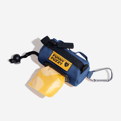 FUNNYFUZZY wasserdichter Leinenhalter mit Kotbeutelspender zum Befestigen – Flexi Walker