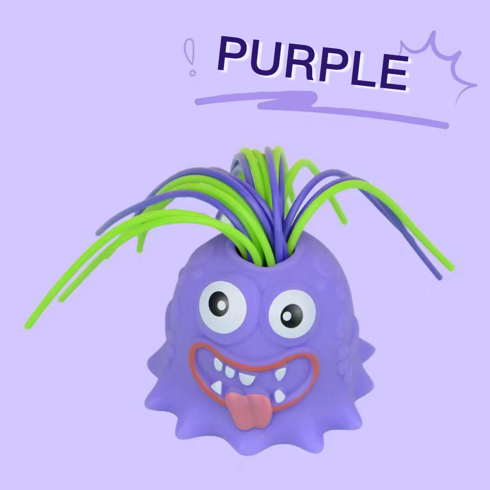 👾 JETZT 50% RABATT! 🧸 Haarziehendes Monster-Stressspielzeug – Dehnbares sensorisches Fidget-Tool für Angstlinderung & Konzentration, sicher für Kinder/Erwachsene 🎯✨