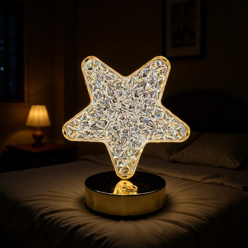 🎁Weihnachtsangebot: 50 % RABATT!!🎄ÜBER 50.000 VERKAUFT! ✨Wiederaufladbare luxuriöse Kristall-LED-Nachtlichtlampe