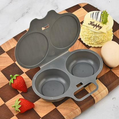🔥70 % RABATT🥗Mikrowellen-Eierkocher – Doppelfach, antihaftbeschichtet & leicht zu reinigen. Gesünder als Braten – jetzt zuschlagen & sparen! 🏠✅