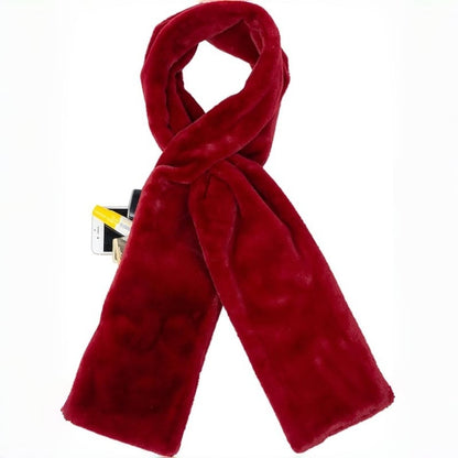 🎅Weihnachts-Sonderangebote 9,99 £!!⚡Über 50.000 verkauft!🧣Ultra-weicher Kunstfell-Schal zum Durchziehen mit versteckter Reißverschlusstasche