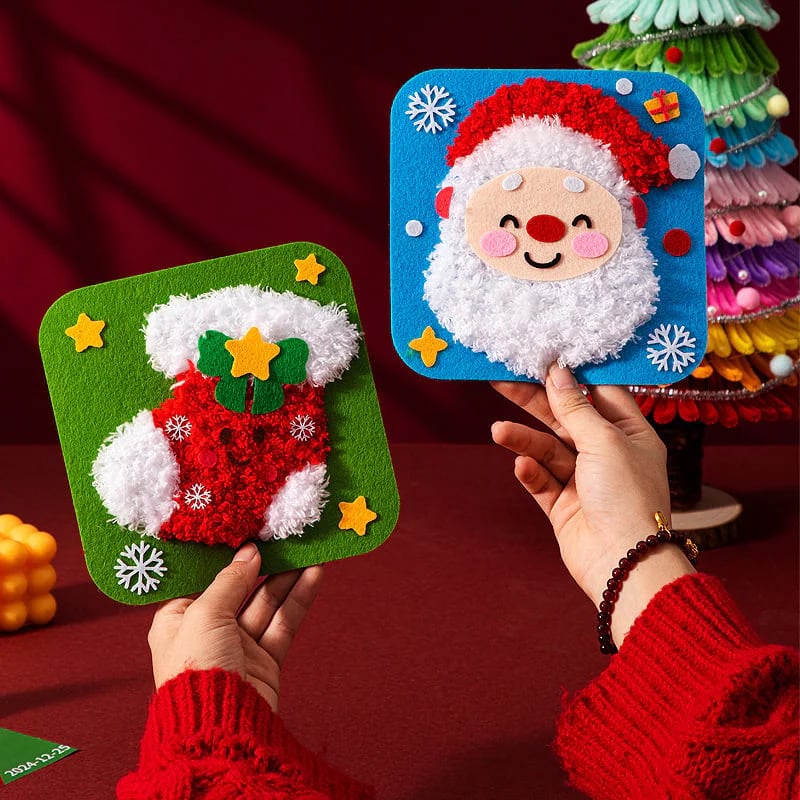 🎄Weihnachtsangebot 49 % RABATT🎅DIY-Weihnachtsbastelset mit Stickvorlage🎁