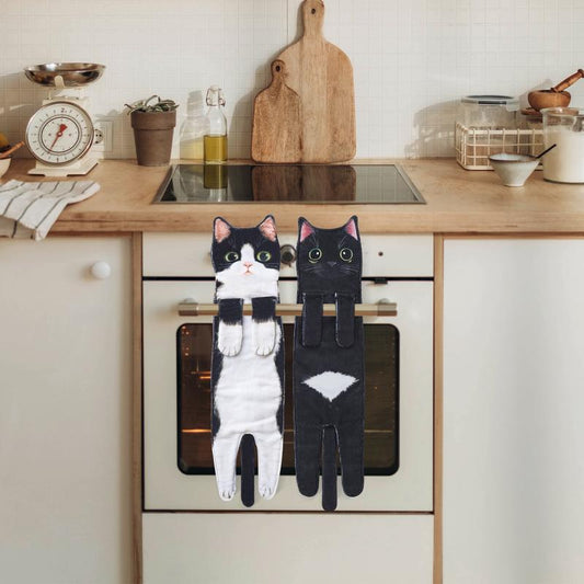 🎁 Weihnachtsangebot: 50 % Rabatt 🎅 Lustige Katzenhandtücher 🐱