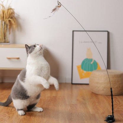 🐱2 KAUFEN, VERSANDKOSTENFREI❤️Interaktives Vogel-Simulations-Katzenspielzeug-Set