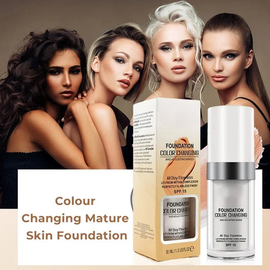 🔥Hot Sale-60% Off🎉Long-Lasting Moisturizing Colour Changing Foundation