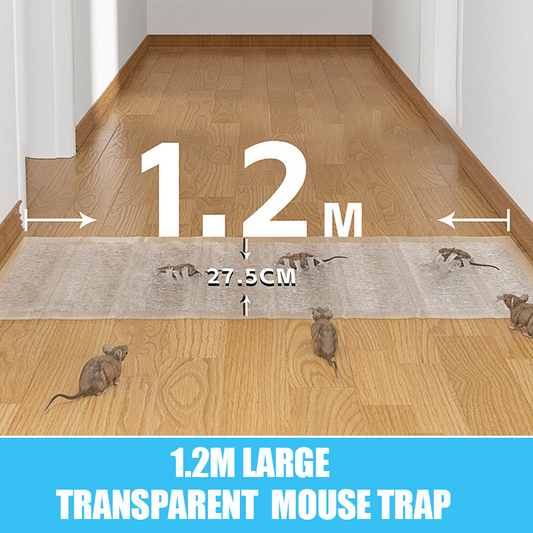 🌟Mehr kaufen, mehr sparen🌟1,2-M- große transparente Mausfalle