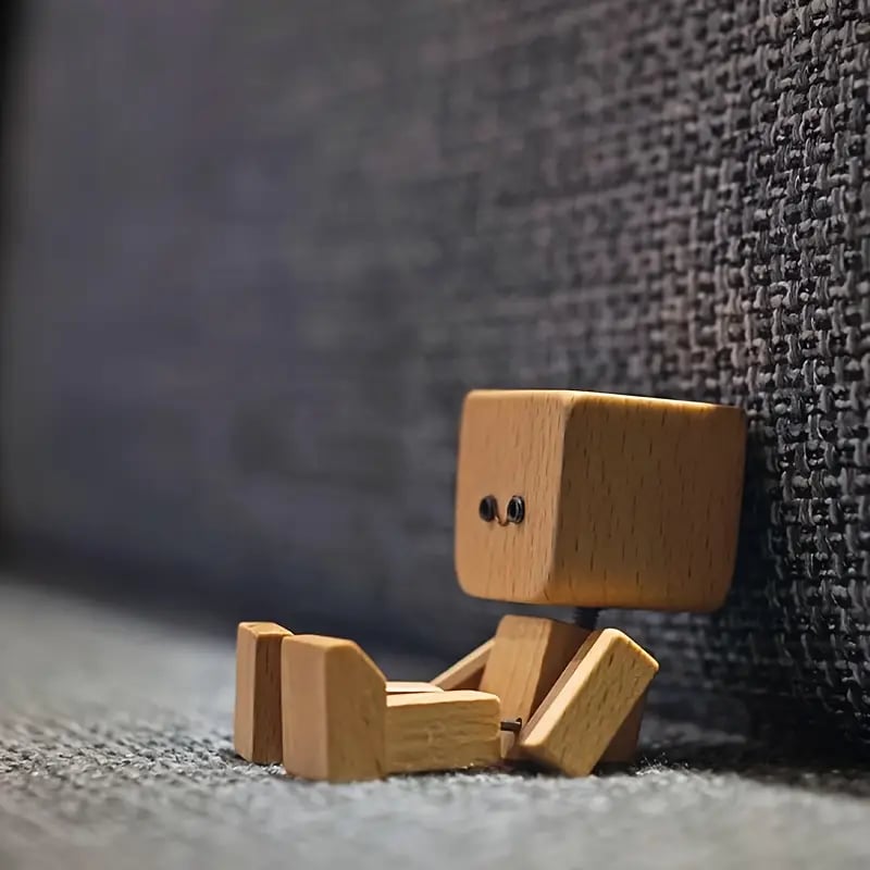 🔥 LETZTER TAG DER AKTION - 50% RABATT 🔥Bezaubernde kleine Holzfigur, die wackelt