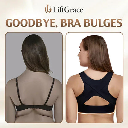 🤩HOT SALE - 50% OFF💝Front Closure Cross-Back Wireless Posture Bra