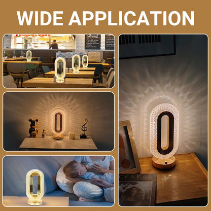 🎁Weihnachtsangebot: 50 % RABATT!!🎄ÜBER 50.000 VERKAUFT! ✨Wiederaufladbare luxuriöse Kristall-LED-Nachtlichtlampe